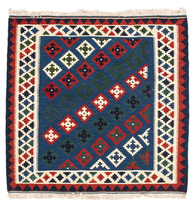 Kelim Fars Teppich 100x100cm