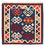 Kelim Teppich - Oriental 104 x 102 cm - dunkelblau