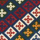 Kelim Teppich - Oriental 104 x 102 cm - dunkelblau