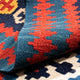 Kelim Teppich - Oriental 104 x 103 cm - dunkelblau