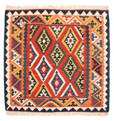 Kelim Teppich - Oriental 104 x 108 cm - orange
