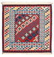 Kelim Teppich - Oriental 105 x 103 cm - rot