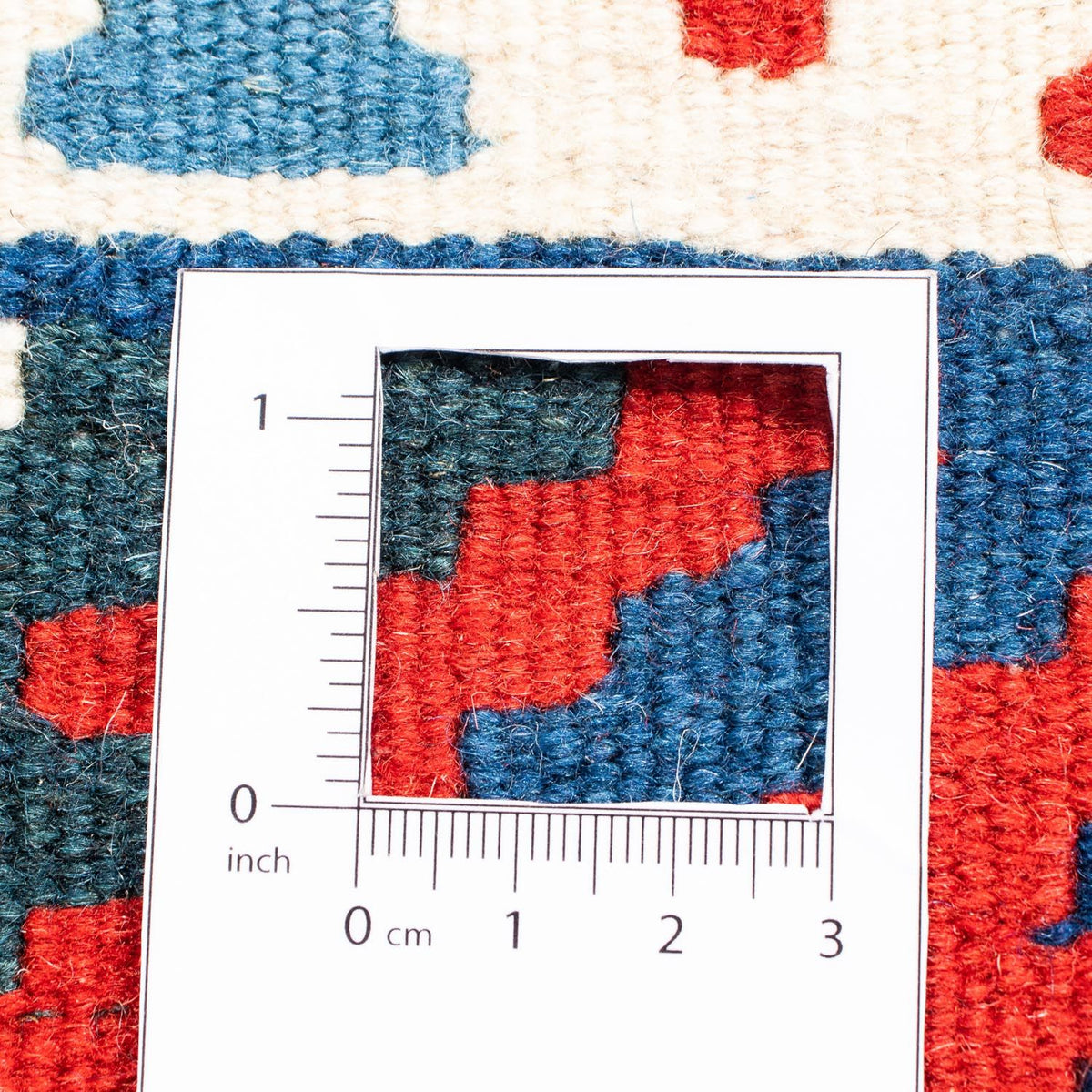 Kelim Teppich - Oriental 104 x 102 cm - dunkelrot