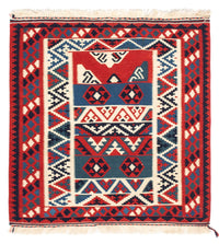 Kelim Teppich - Oriental 103 x 100 cm - mehrfarbig