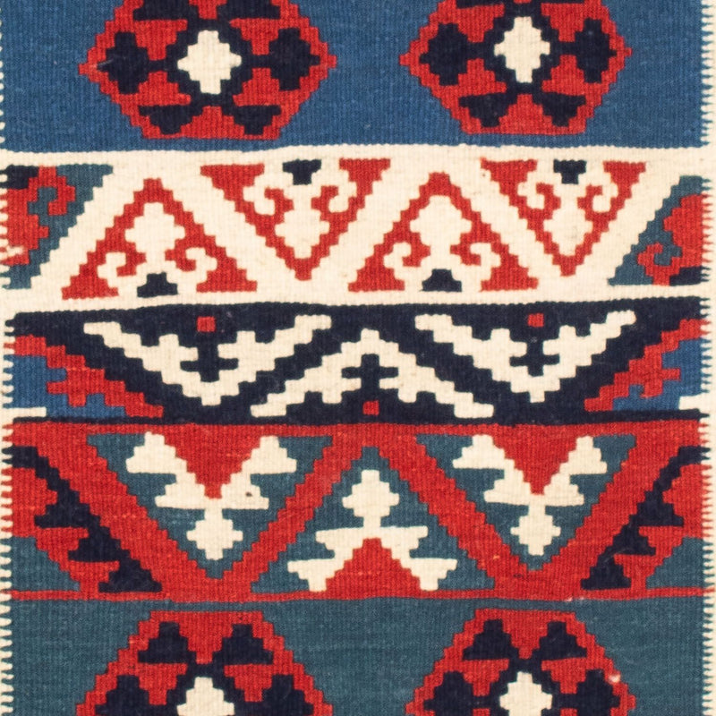 Kelim Teppich - Oriental 103 x 100 cm - mehrfarbig
