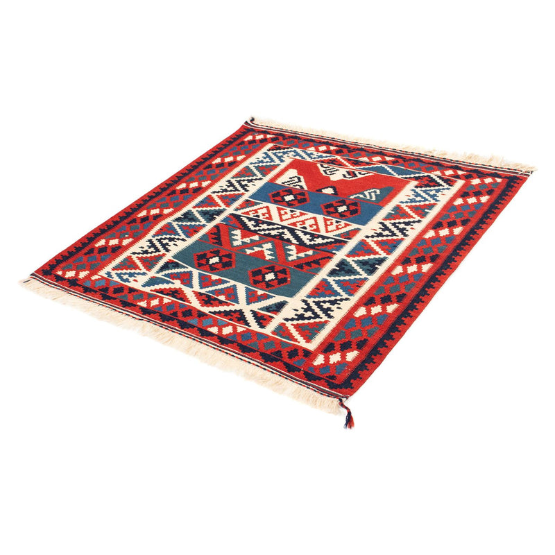 Kelim Teppich - Oriental 103 x 100 cm - mehrfarbig