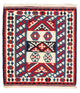 Kelim Teppich - Oriental 105 x 102 cm - dunkelblau