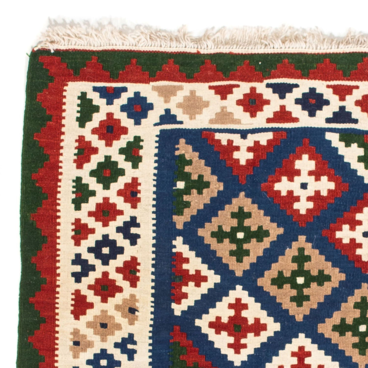 Kelim Teppich - Oriental 103 x 100 cm - dunkelblau