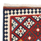 Kelim Teppich - Oriental 100 x 97 cm - dunkelrot
