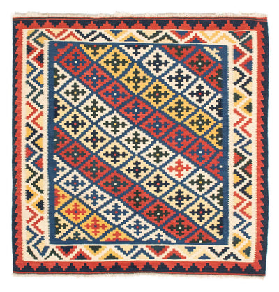 Kelim Teppich - Oriental 102 x 104 cm - blau
