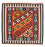 Kelim Teppich - Oriental 107 x 105 cm - rot