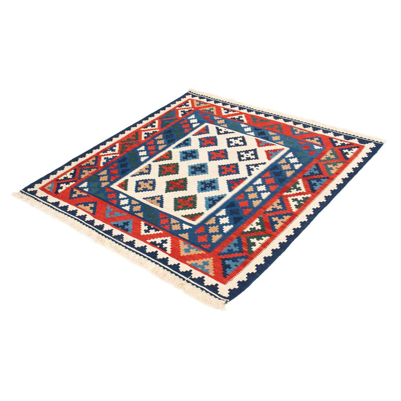 Kelim Teppich - Oriental 104 x 102 cm - mehrfarbig