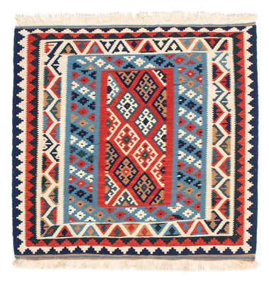 Kelim Teppich - Oriental 104 x 100 cm - mehrfarbig
