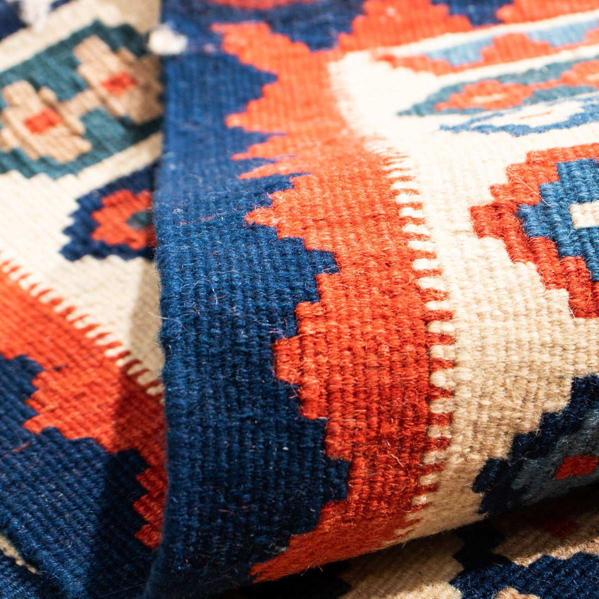 Kelim Teppich - Oriental 104 x 102 cm - beige