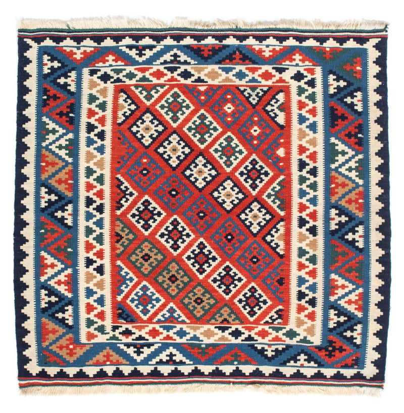 Kelim Teppich - Oriental 103 x 100 cm - mehrfarbig