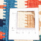Kelim Teppich - Oriental 103 x 100 cm - mehrfarbig