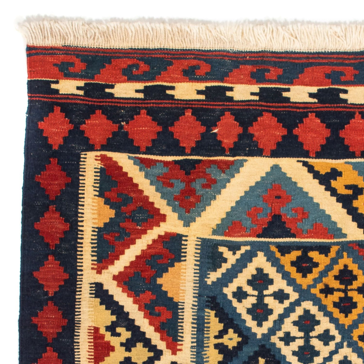 Kelim Teppich - Oriental 110 x 109 cm - rot