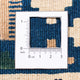 Kelim Teppich - Oriental 103 x 100 cm - dunkelblau
