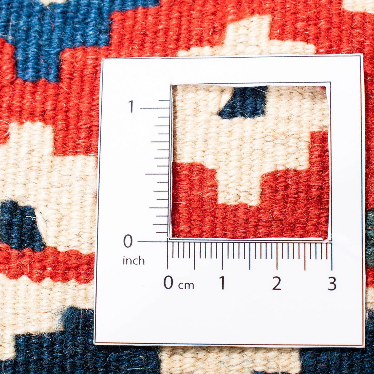 Kelim Teppich - Oriental 104 x 99 cm - rot