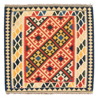Kelim Teppich - Oriental 103 x 101 cm - beige