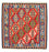 Kelim Teppich - Oriental 105 x 104 cm - dunkelrot