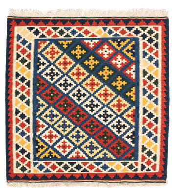 Kelim Teppich - Oriental 101 x 101 cm - beige