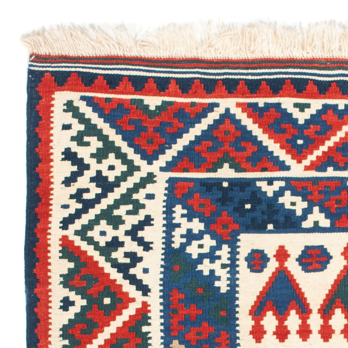 Kelim Teppich - Oriental 101 x 101 cm - beige