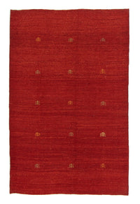 Gabbeh Teppich - Perser 186 x 120 cm - rot
