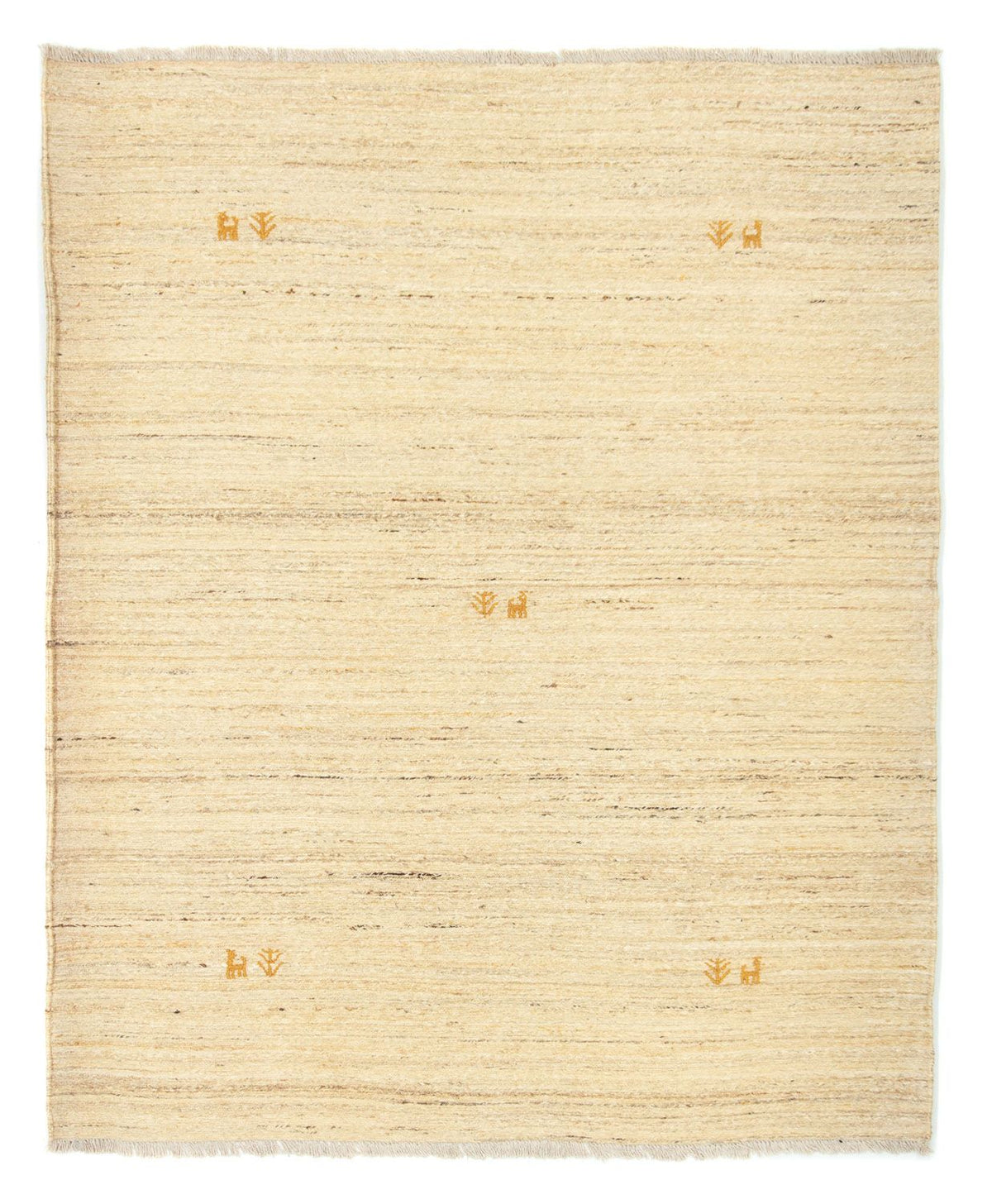 Gabbeh Teppich - Perser 192 x 156 cm - beige