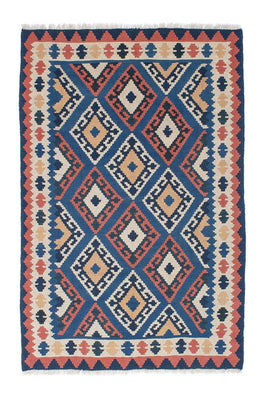 Kelim Teppich - Oriental 172 x 115 cm - blau