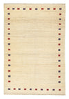 Gabbeh Persisch Teppich 170x252cm - Perserteppich Wollteppich - Rechteckig / Beige / 170 x 252 cm Rechteckig