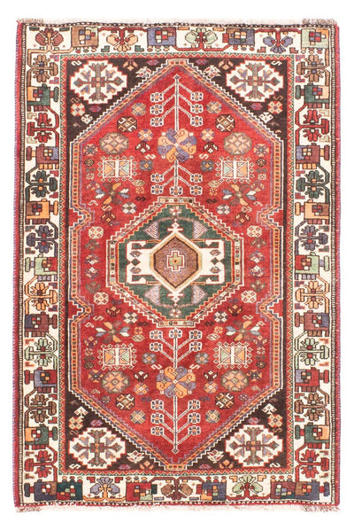 Ghashghai Teppich 103x152cm - Perserteppich - dunkelrot