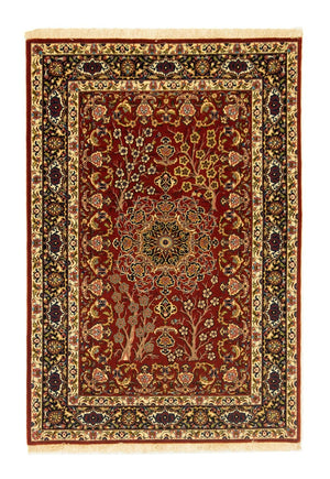 Perserteppich - Ghom 148 x 102 cm - rot