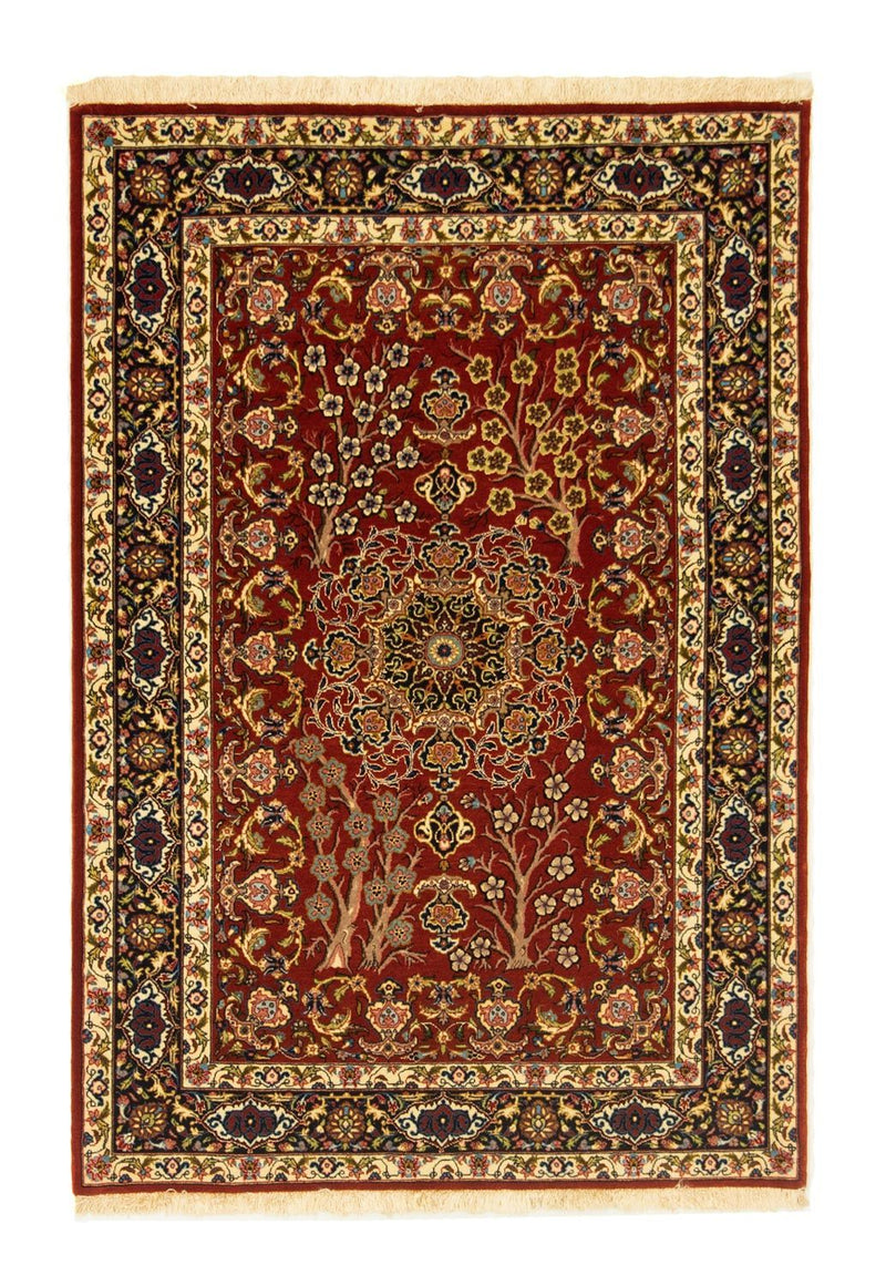 Perserteppich - Ghom 148 x 102 cm - rot