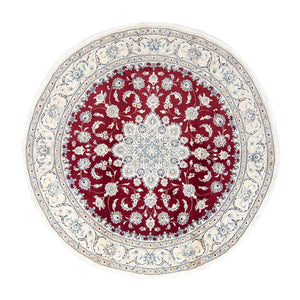 Perserteppich - Nain 245 x 245 cm - dunkelrot
