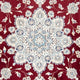 Perserteppich - Nain 245 x 245 cm - dunkelrot