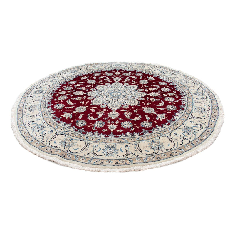 Perserteppich - Nain 245 x 245 cm - dunkelrot