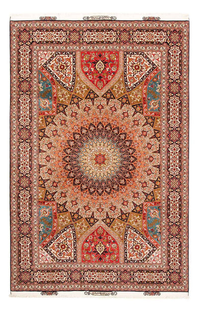 Täbriz - 50 Raj Teppich 204x307cm - Perserteppich