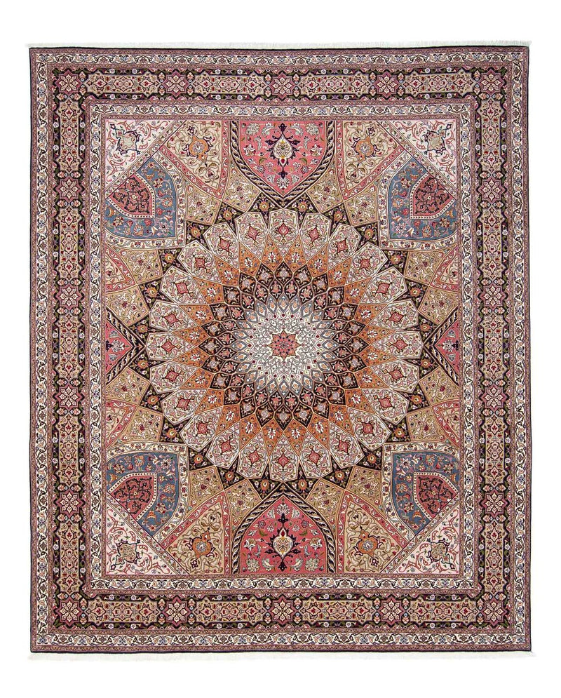 Perserteppich - Täbriz - Royal 302 x 254 cm Wohnzimmer Teppich