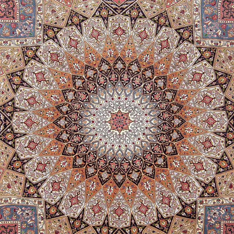 Perserteppich - Täbriz - Royal 302 x 254 cm Wohnzimmer Teppich