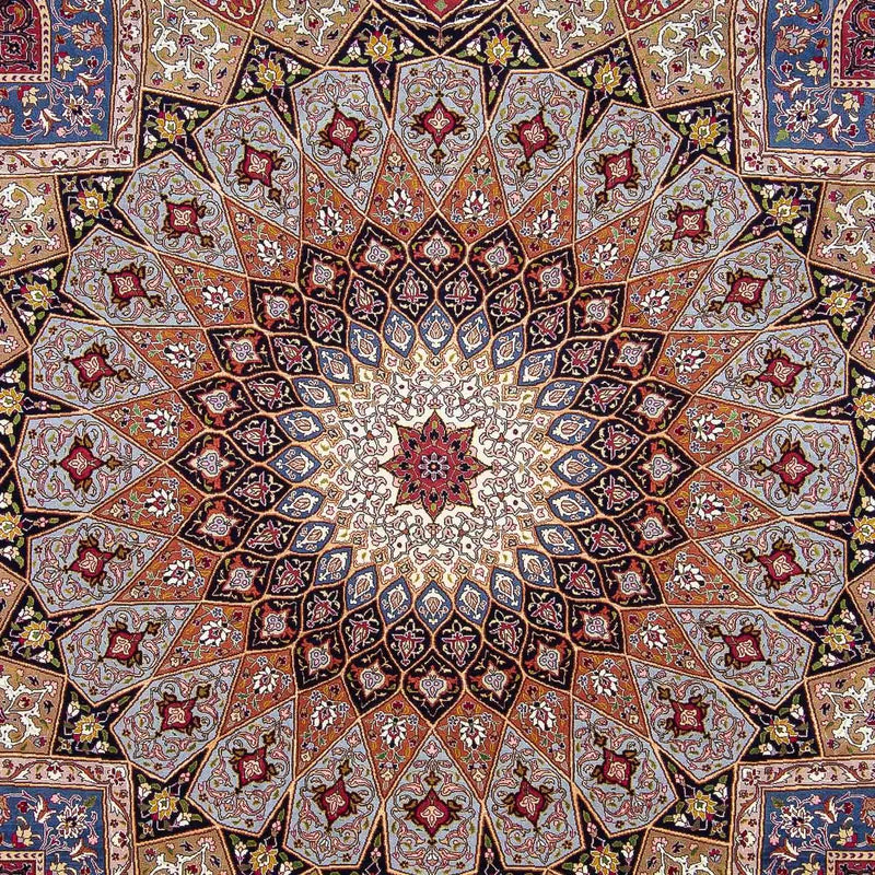 Perserteppich - Täbriz - Royal 304 x 254 cm Wohnzimmer Teppich