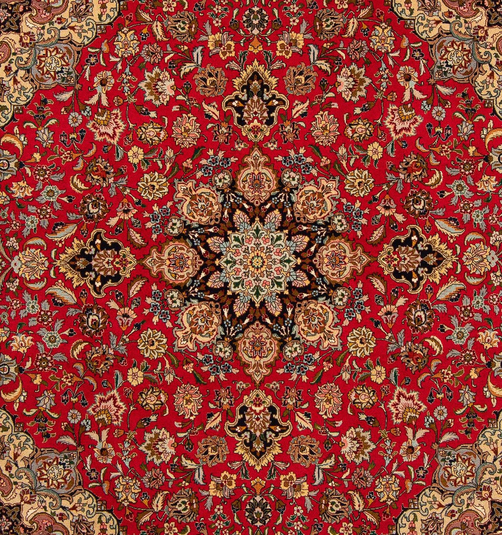 Perserteppich - Täbriz - Royal 204 x 203 cm Quadratischer Teppich