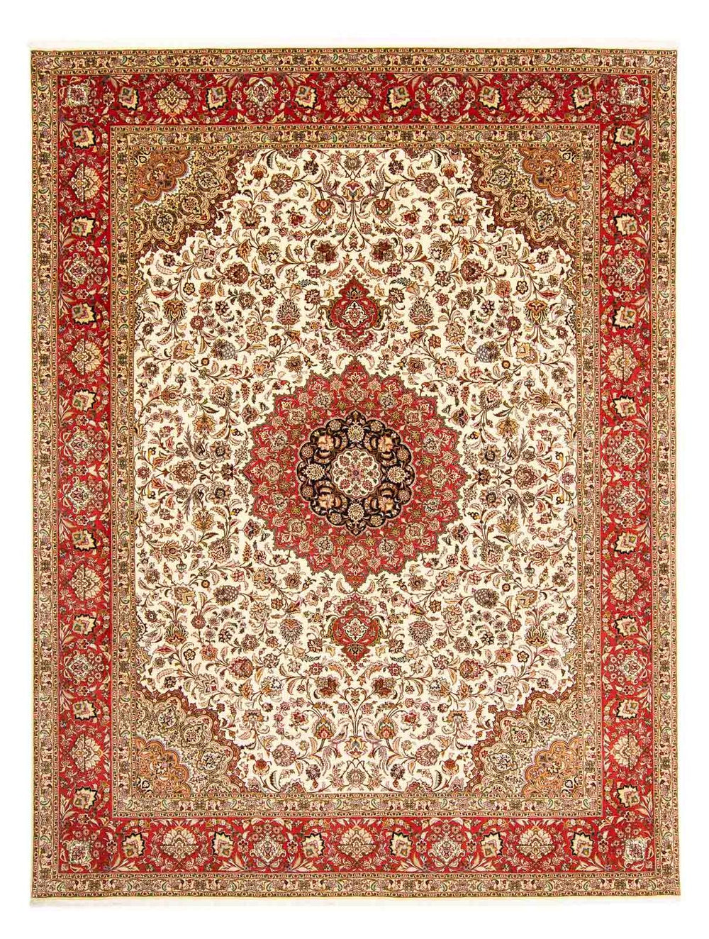 Perserteppich - Täbriz - Royal 394 x 305 cm Teppich Wohnzimmer