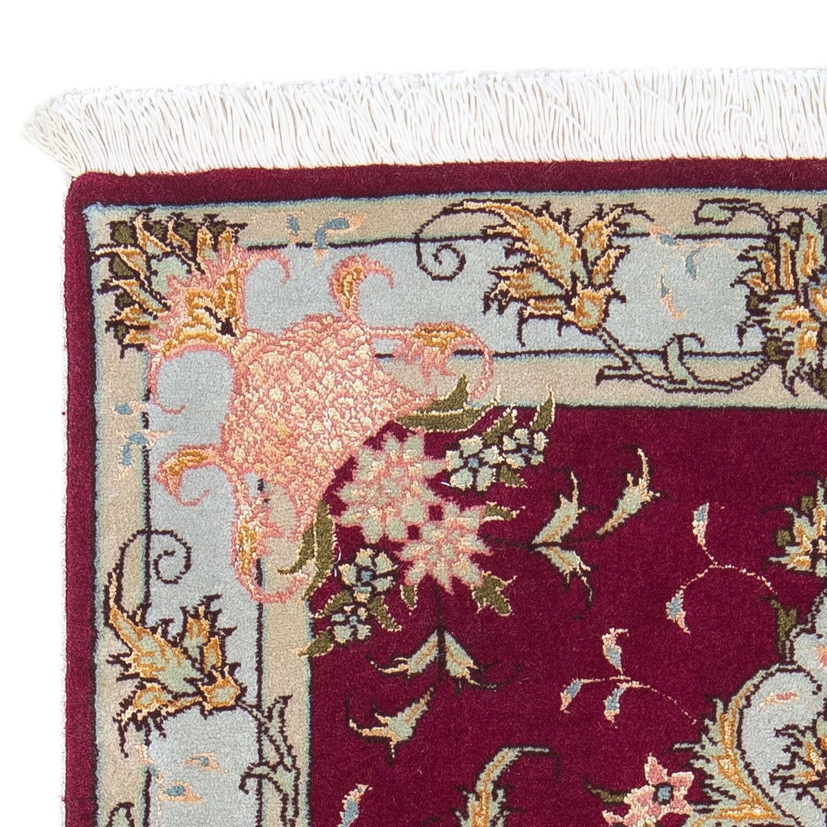 Perserteppich - Täbriz - Royal 90 x 60 cm - dunkelrot