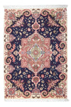 Täbriz - 50 Raj Teppich 60x90cm - Perserteppich - Rechteckig / Dunkelblau / 60 x 90 cm Rechteckig