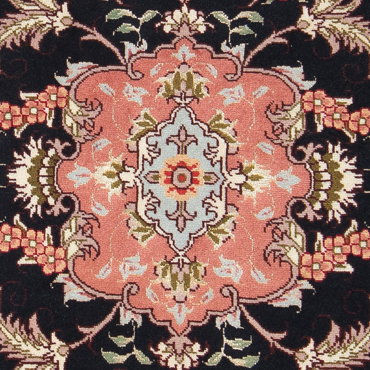 Perserteppich - Täbriz - Royal 90 x 60 cm - dunkelblau