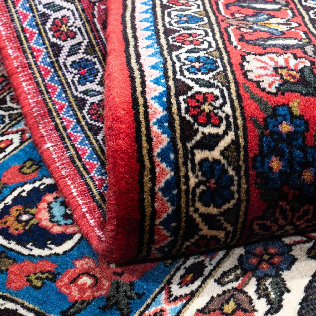 Perserteppich - Nomadic 153 x 103 cm - dunkelrot