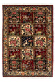 Perserteppich - Nomadic 148 x 103 cm - dunkelrot