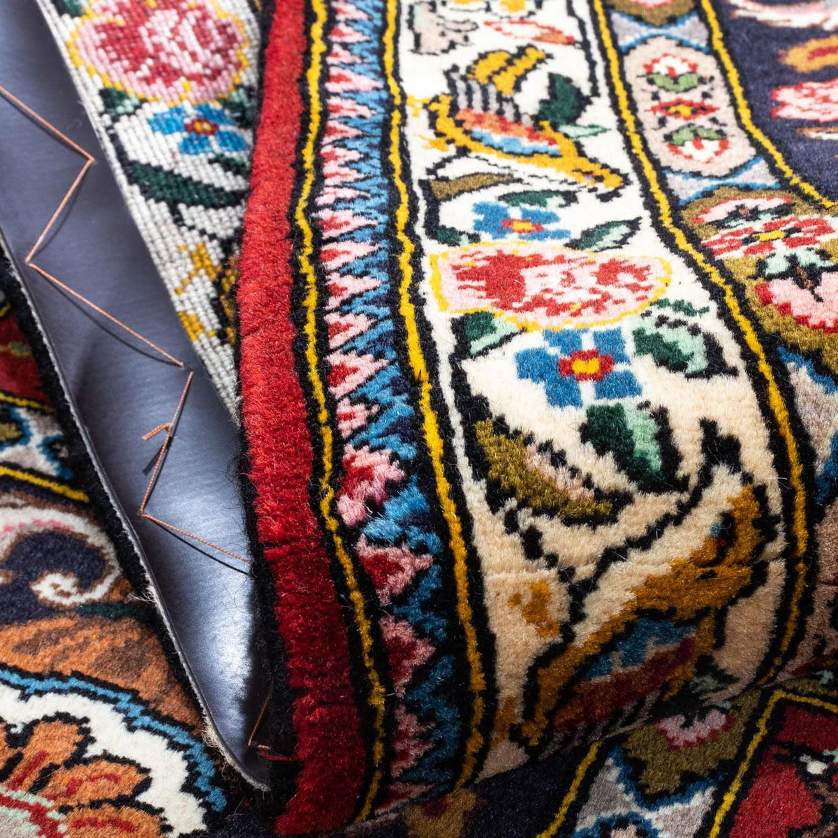 Perserteppich - Nomadic 148 x 103 cm - dunkelrot