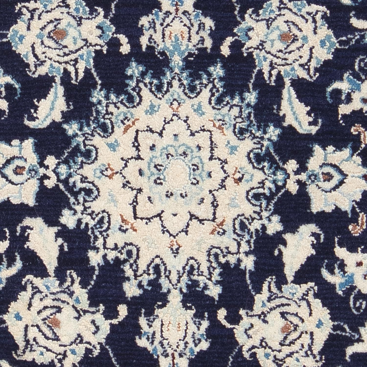 Perserteppich - Nain 85 x 55 cm - dunkelblau